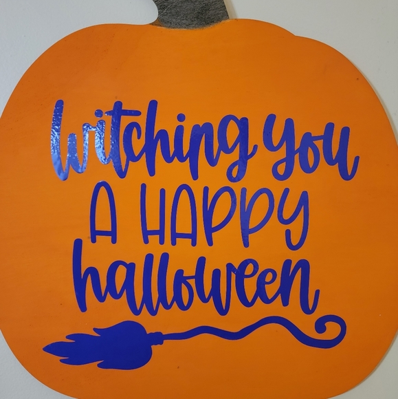 Witching You a Happy Halloween Sign - Picture 3 of 3